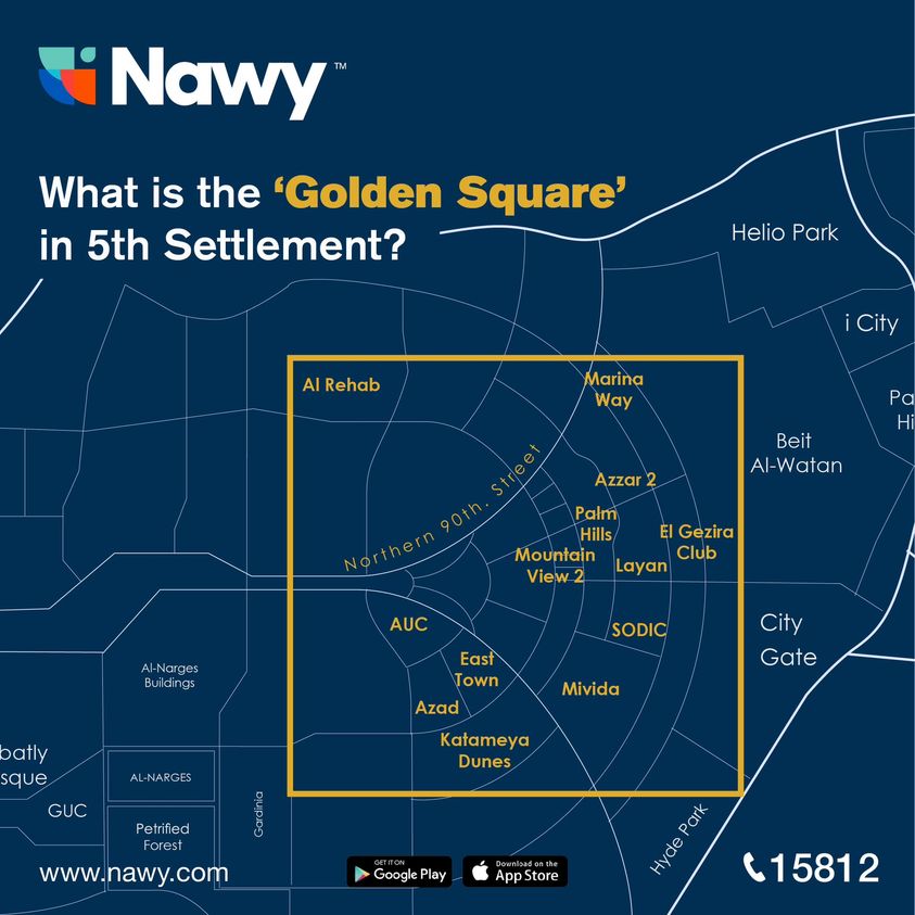 Compounds in Golden Square New Cairo