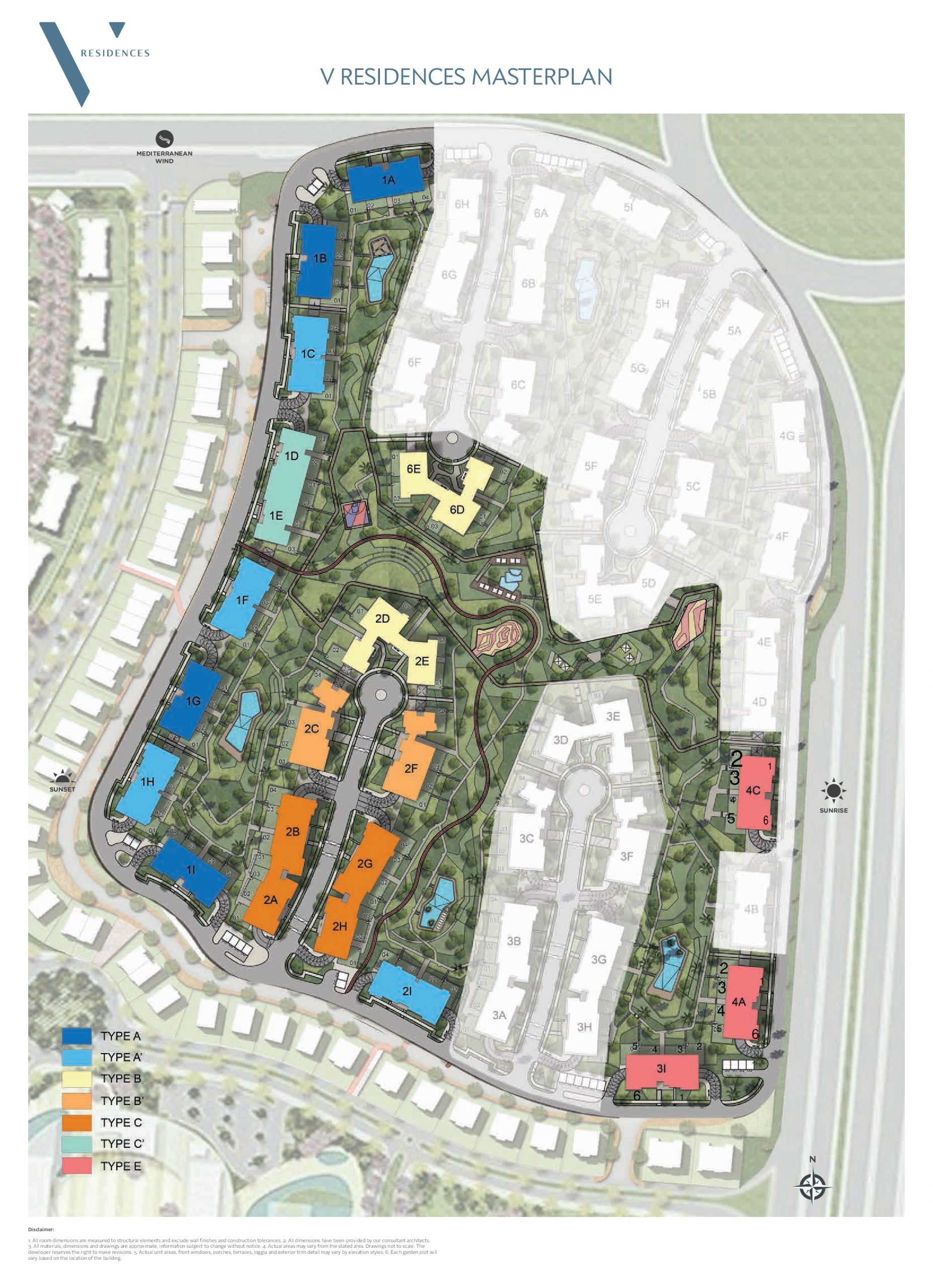 V Residences Sodic Compound master plan